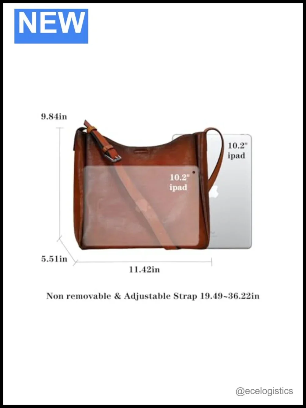 Genuine Leather Hobo Shoulder Crossbody Purse for Women
